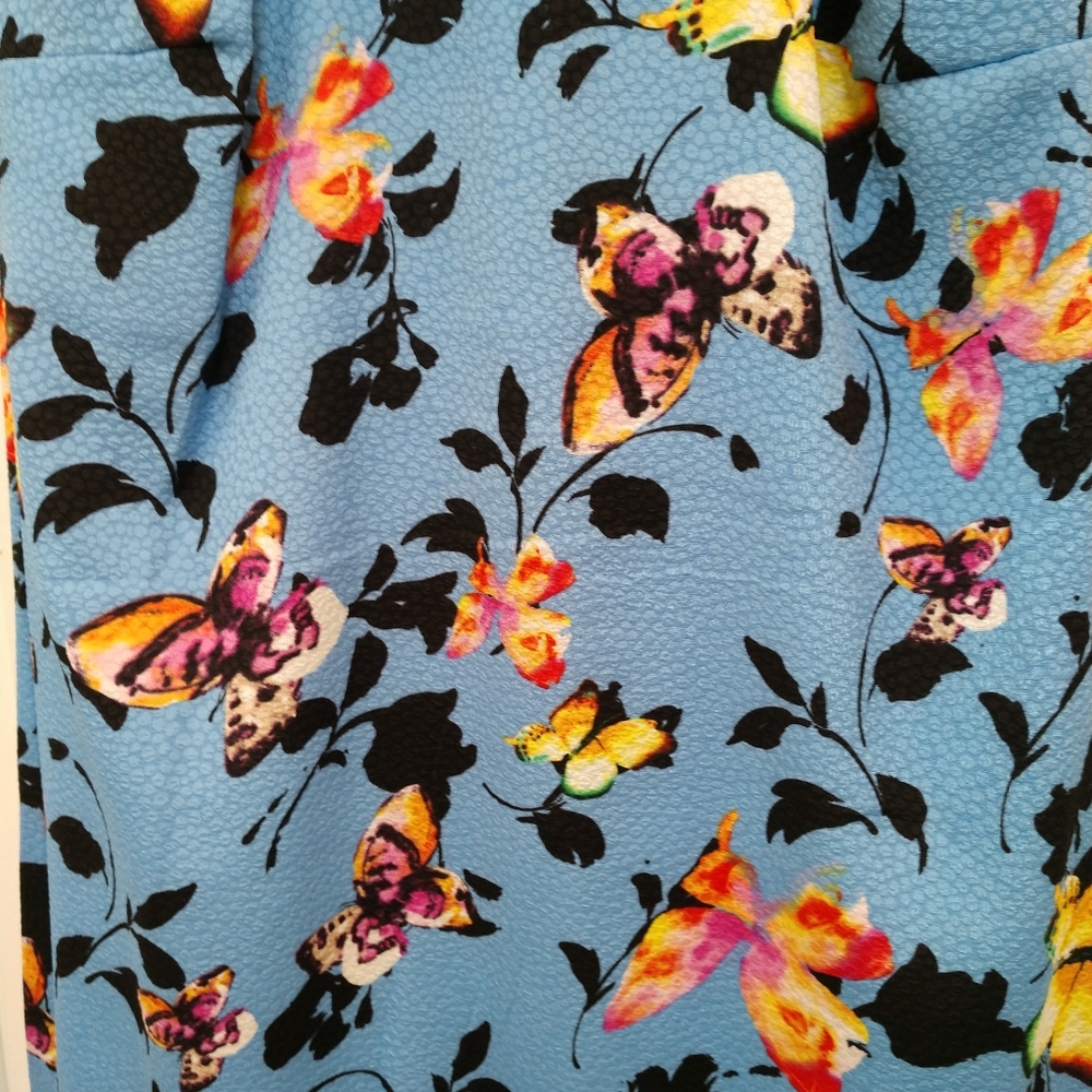 New Renee C. Butterfly Halter Neck Dress - Picture 4 of 7